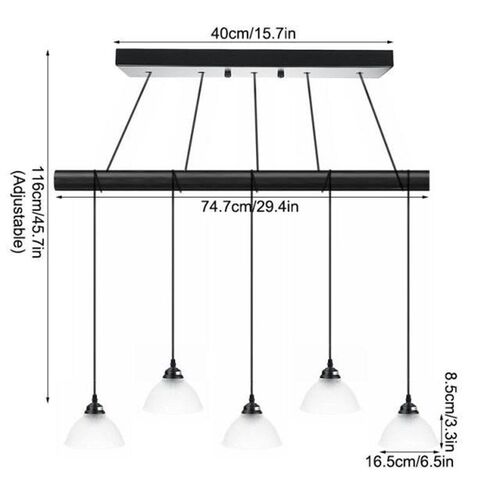 E26/27 Modern Chandelier Minimalist Lights Living Room Dinin