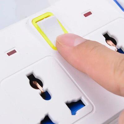 UK EU Plug Multi-Function Extension Socket with 3 USB Ports
