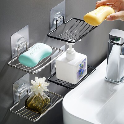 Shower suction cup stainless steel soap holder no花洒吸盘