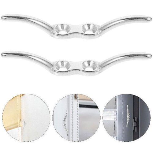 4 Pcs Blind Line Clip Rope Cleats for Blinds Window Clear