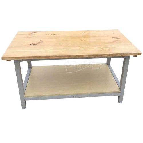 层实木钳工台虎钳台实验桌重型工作台木工锯台操作台车间打包台