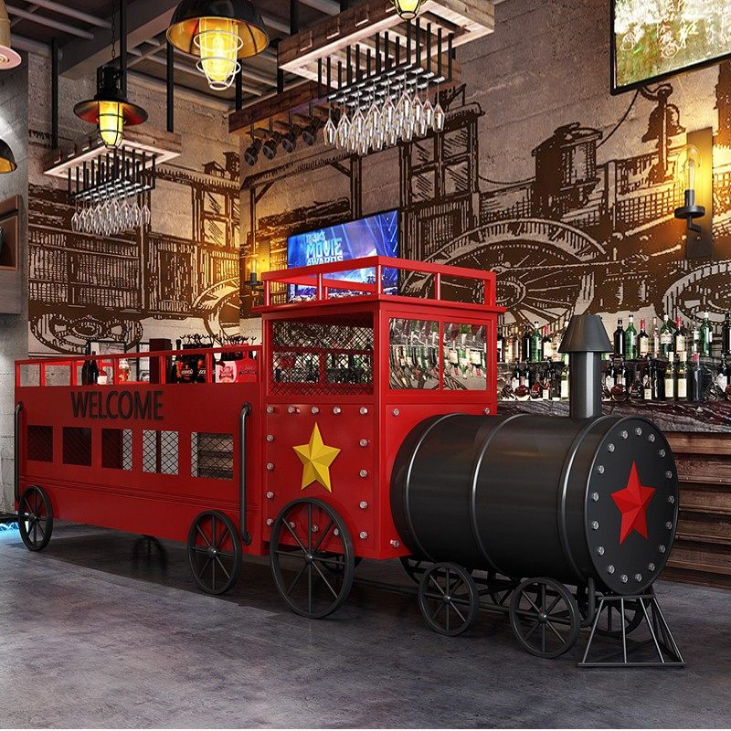 工业风创意酒吧清吧收银台转角商用餐厅前台铁艺复古音乐接待吧台,商业/办公家具,收银台,淘宝优惠券,粉丝福利购,淘宝优惠卷