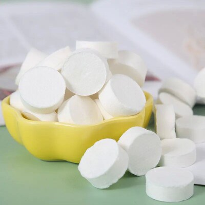 50PCS Compressed Towel Disposable Coin Tissue Travel Portabl