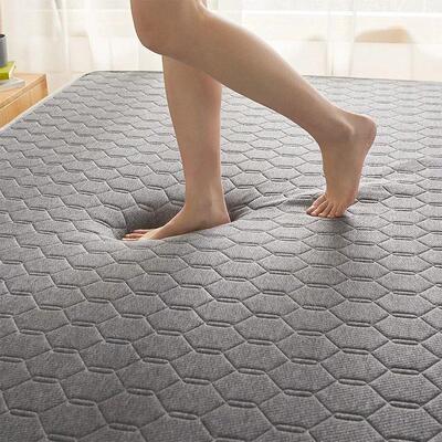 Latex Foam Mattress Pad High Density Massage Pillow Topper M
