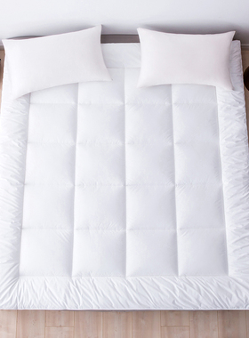 酒店白色床垫软垫加厚褥子垫被单人人保护垫子学生宿舍防滑床褥