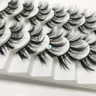 8 Pairs 3D Mink False Eyelashes Natural Wispy Fluffy Dramati