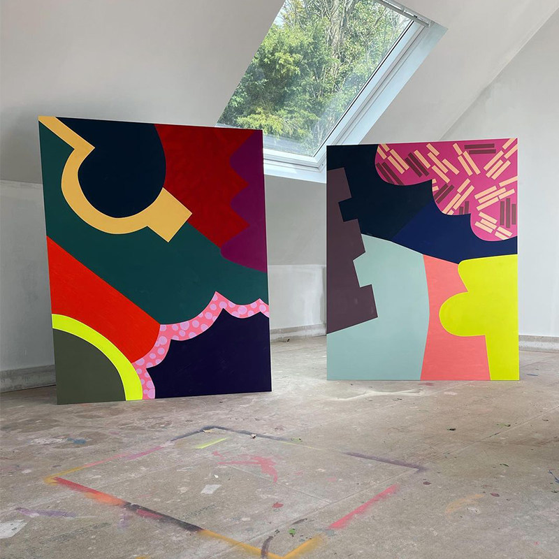 街头艺术客厅装饰画抽象背景墙挂画个性卧室床头画创意色块落地画,家居饰品,现代装饰画,淘宝优惠券,粉丝福利购,淘宝优惠卷