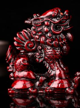 龙五子趴蝮树脂摆件化解独阴独阳家居窗台装饰工艺装饰品平安摆设