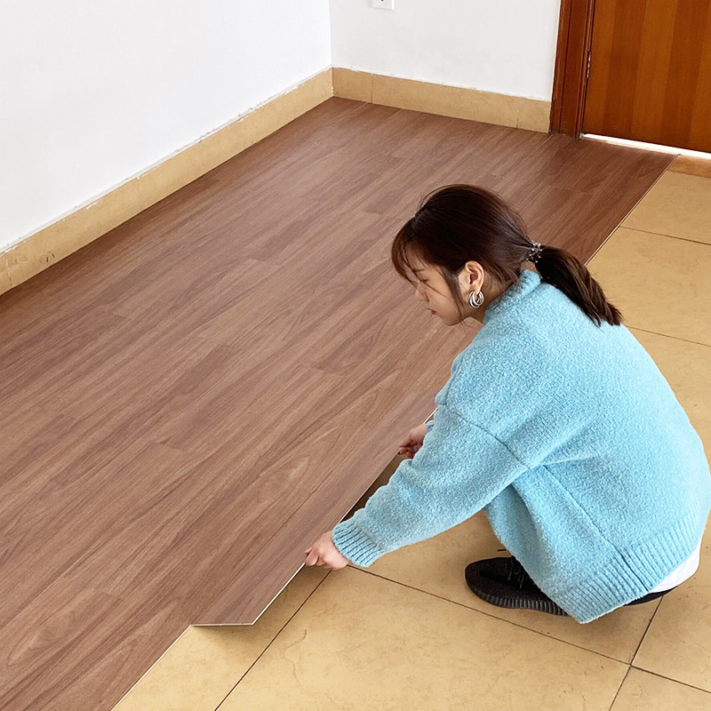 地板贴自粘地板革加厚耐磨防水泥地直接铺pvc地板贴塑胶地板家用,家装主材,地板革,淘宝优惠券,粉丝福利购,淘宝优惠卷