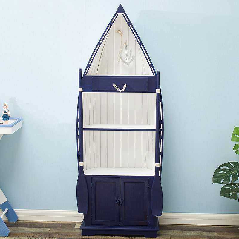 大船型储物地中海床头柜立柜柜子做旧海洋书柜一米四帆船柜子,3C数码配件,其它配件,淘宝优惠券,粉丝福利购,淘宝优惠卷