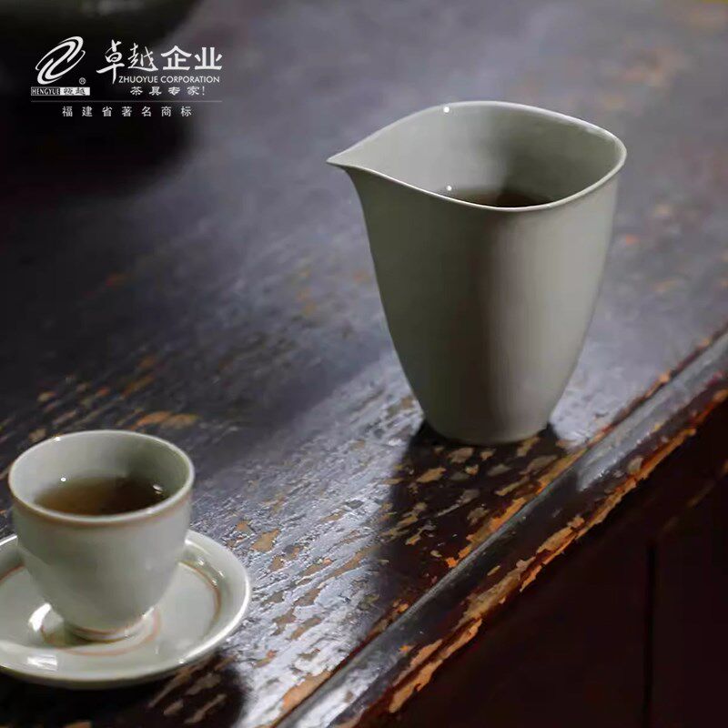 恒越北溪堂草木灰素采公道杯陶瓷家用功夫茶具茶海分茶器礼品定制