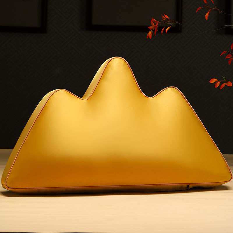 中式靠山枕高级轻奢感抱枕客厅沙发靠垫中国风异形靠枕床上靠背垫