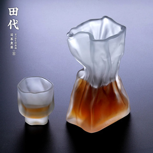 田代柔力琉璃公道杯功夫茶道茶具分茶器匀杯茶海茶室茶馆家用单杯