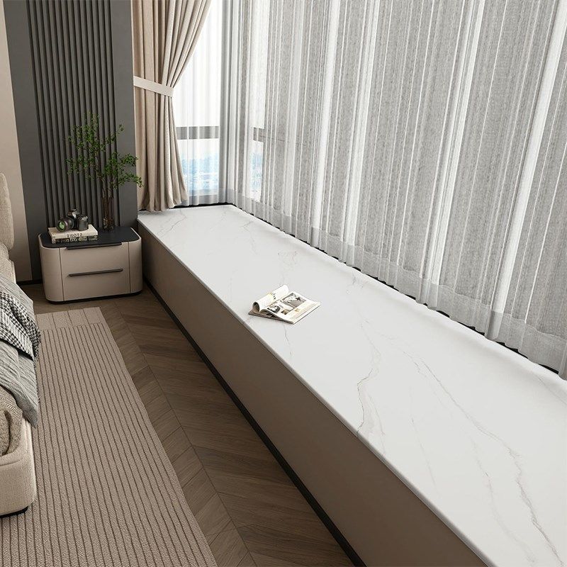 岩板窗台石飘窗台面板极简窗套门槛石过门石茶几电视柜餐桌面定制