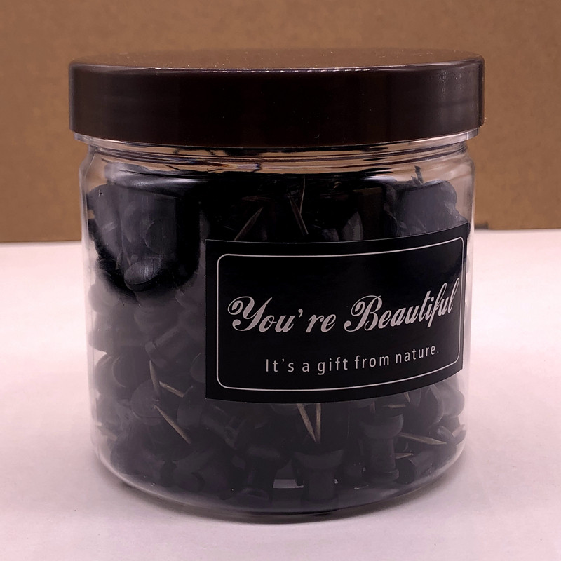 创意黑色木质图钉工字钉按钉 幼儿园美术软木板留言板钉 200枚,文具电教/文化用品/商务用品,图钉/工字钉,淘宝优惠券,粉丝福利购,淘宝优惠卷