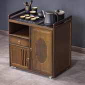 茶几客厅家用沙发边几阳台小茶桌多功能茶水柜移动泡茶桌小型角几