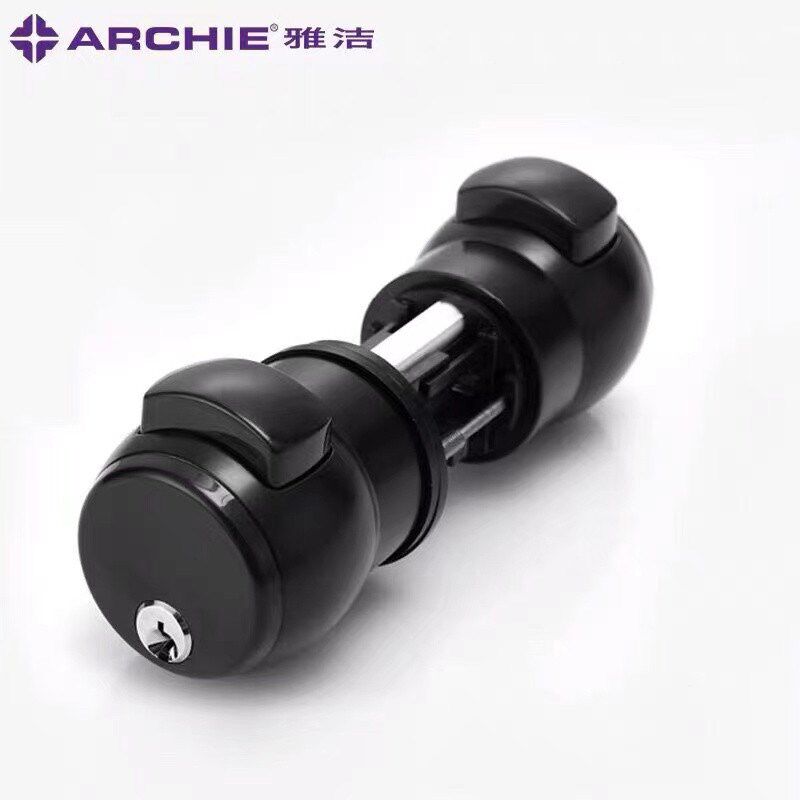 雅洁球形锁洁净室肘压锁AS4041-14全黑/AS4041-27黑白购整箱95折