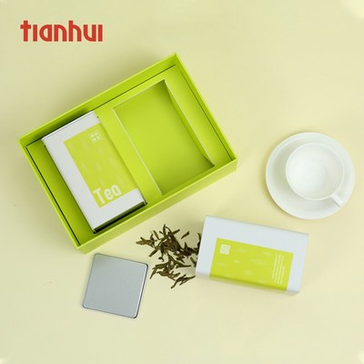 茶叶罐礼盒装空盒半斤装岩茶绿茶散茶密封铁罐茶叶包装盒定制天汇