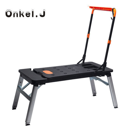 Onkel.J多功能工作台马凳不锈钢diy操作台手推车脚手架移动平台梯