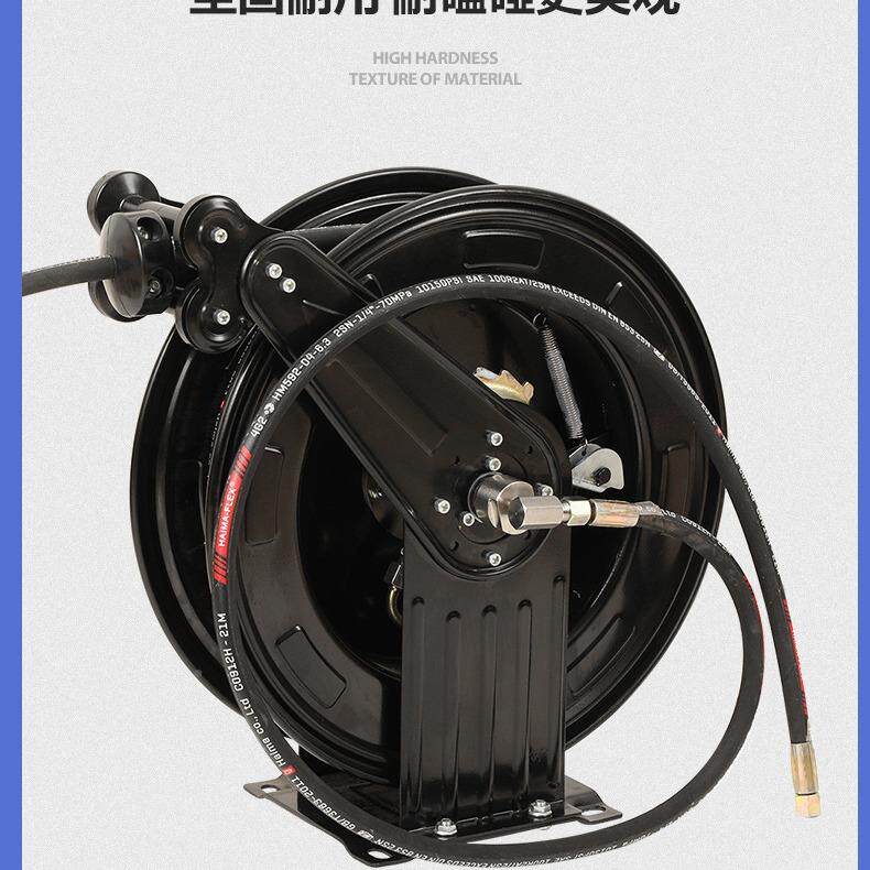 厂家HIG自动收管器气洗车鼓地铁盘绕管器清洗高压卷管洗器