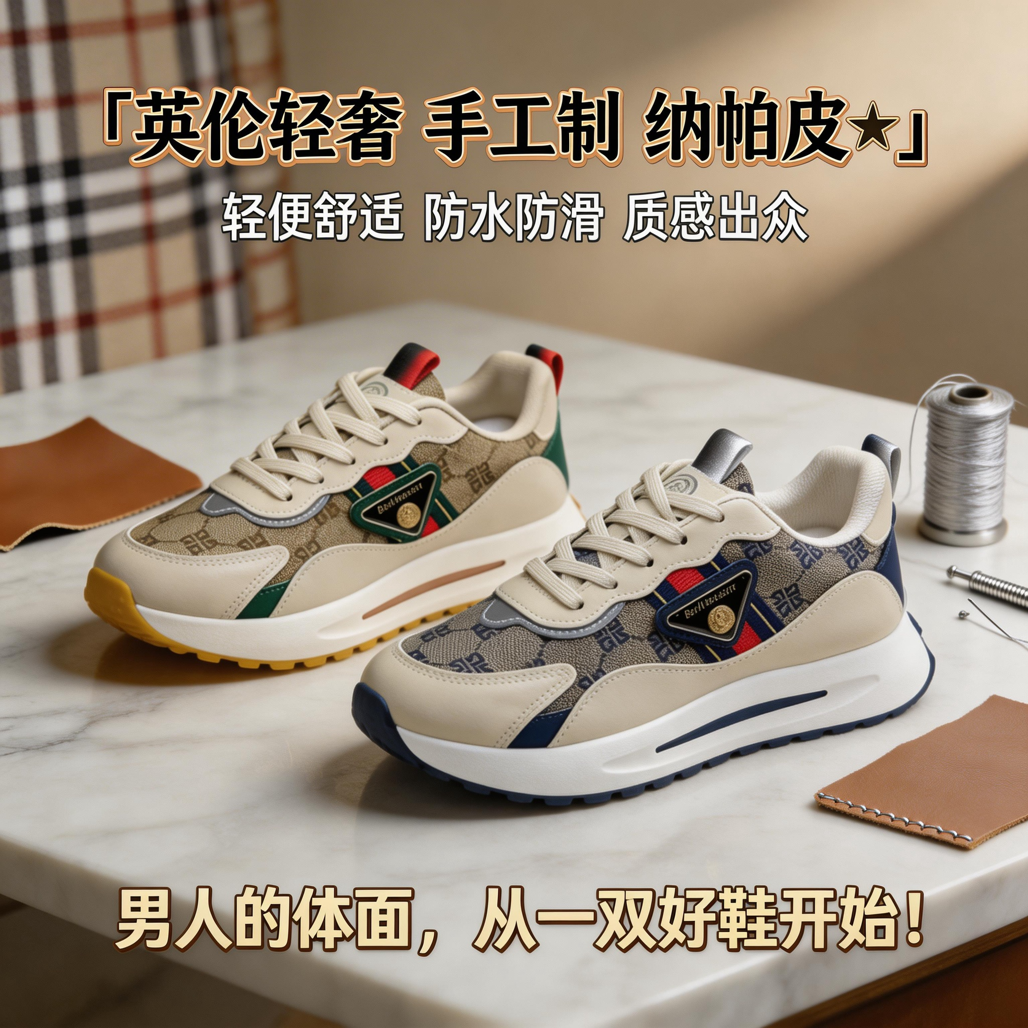 男鞋运动鞋老爹鞋休闲鞋轻便帆布鞋旅游鞋透气防水跑步鞋减震板鞋