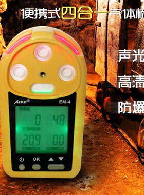澳洲新仪器 进口传感器 EM-4四合一气体检测仪有毒气体检测仪