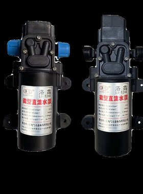 直流清洗机2V电动抽水泵0W自吸隔膜泵洗车打药喷雾器压力泵抽水