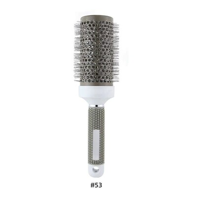 Round Rolling Hair Brush Comb Boar Bristle Wet Curly Straigh