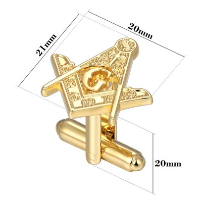 Freemason Masonic Tie Clip or Cufflinks for Men, Mens tie c