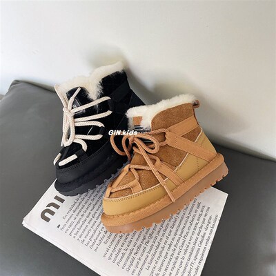 Size 15-30 Witer ew Childres Sow Boots Girls Childres So