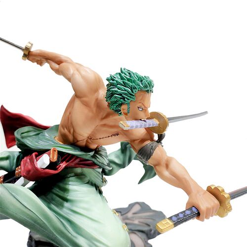 18CM One Piece Luffy Figure Roronoa Zoro Three-Blade Sa-Maxi