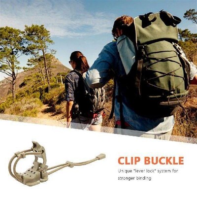 Binding Clip Flashlight Water Bottle Fixed MOLLE Gear