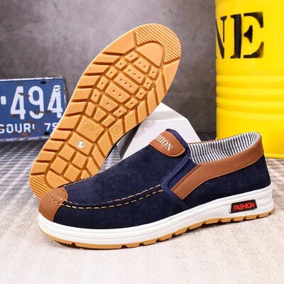 Shoes for Men Plus Size Male Loafers Casual Comfortable Snea