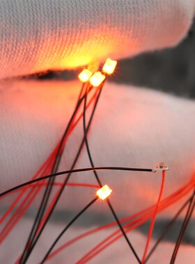 10PCS SMD Lamp Wired Led 0402 0603 0805 1206 Pre-soldered Mi