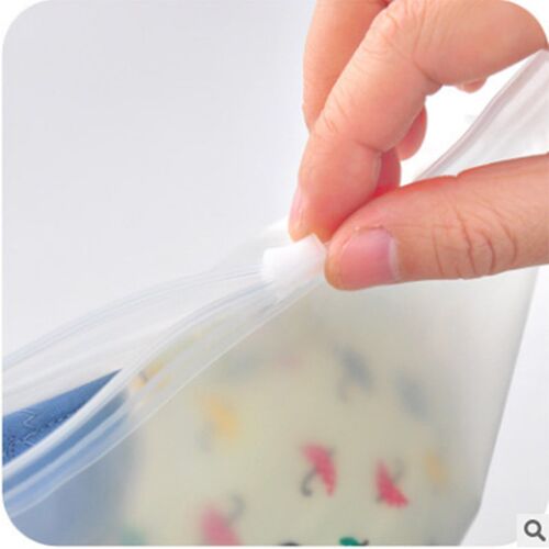 High end Thick Plastic Storage Bag Matte Clear Zipper Seal