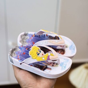 Childrens Slippers Cartoon Flip Flops Princess Sandals Boys