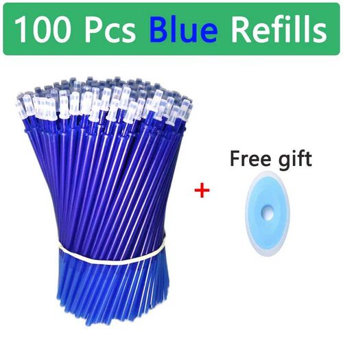 100 Pcs/set Kawaii Erasable Refill Erasable pens Gel Pen ske