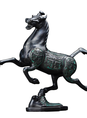 铜马摆件马踏飞燕开业礼品摆件铜奔马礼品办公装饰摆件工艺品