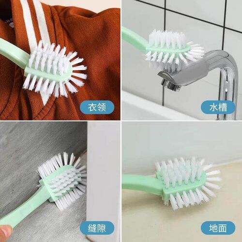 Five-Sided Shoe Brush for Home Use, Soft Bristles, All-Aroun