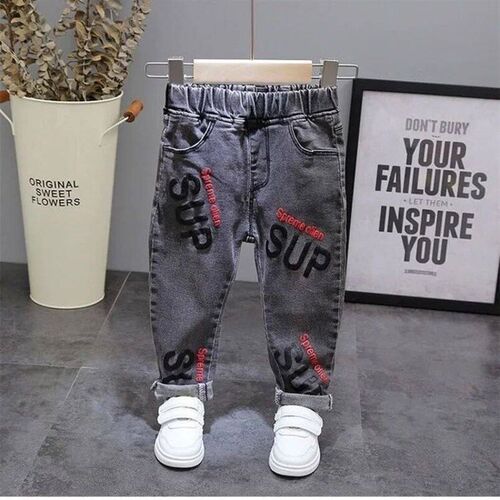 Kids Jogger Pants Toddler Boy Jeans Sretch Denim Trousers Gr