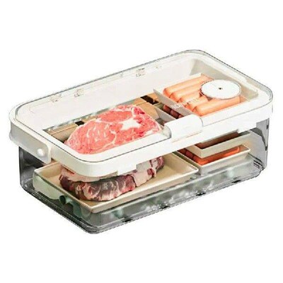 Grid Snack Containers Reusable Meal Prep  lunch box sealed