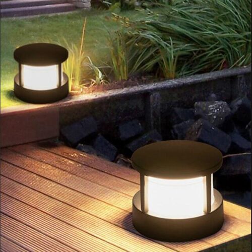 1pcs  10W 12W Outdoor Garden Column Light Waterproof Landsca