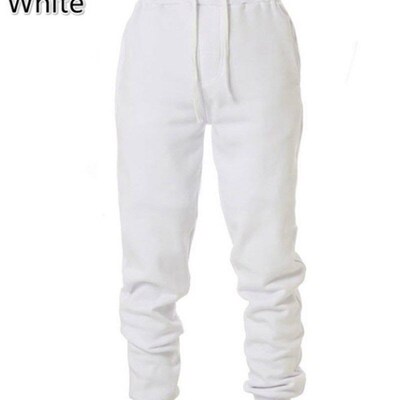 Mens Casual Pure Color Versatile Sweatpants Spring Autumn Br