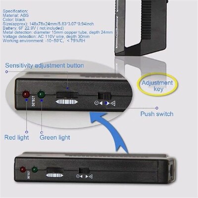 Stud Finder Metal Detector AC Voltage Scanner Timber Wood