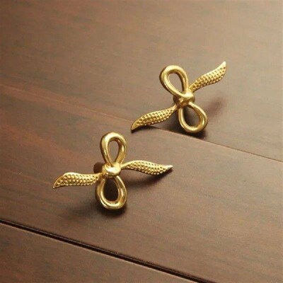 Northern Creative Brass Furniture Handles Figure of Eight