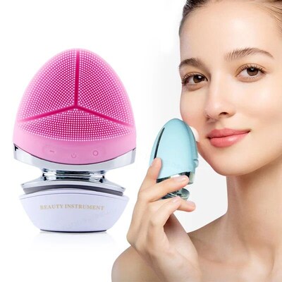 Rechargeable Silicone Cleansing Device Electric Face Washer
