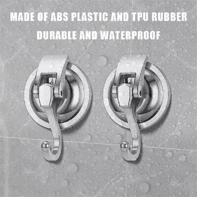 Reusable Traceless Hanger 2Pcs Heavy Duty Vacuum Suction
