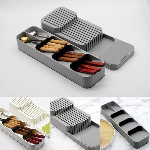 Cutlery Storage Tray Knife Holder Knife And Fork Storage Box