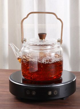 戈米新款电陶炉家用智能电茶炉室内煮茶器耐高温玻璃养生壶煮茶壶