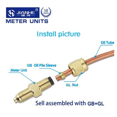 1PC FHAFHB Brass resistance oil flow Metering unit/oil dist